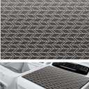 Teenyyou 1 Pcs 26" x 18" Dryer Top Protector Mat, Washer and Dryer Topper, Non Slip Waterproof Machine Cover Dust Proof Quick Drying Topper Pad for Laundry and Kitchen (Classical)