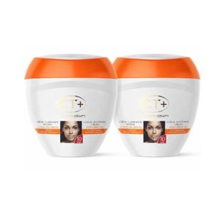 Clear Therapy + Extra Lightening Cream with Carrot Oil 200 ml (Pack of 2)