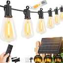 Brightown 100FT Solar String Lights Outdoor, 31+2 Shatterproof LED Bulbs