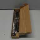 50 in Pipe Cleaning Brush Set with Stainless Steel Bristles, Wire Brush with 4 Flexible Rods, Stainless Steel Pipe Brush 4pcs for Auto Parts, Bottles, Tubes. (3/5, 1, 1 3/5, 2 in Brush Heads)