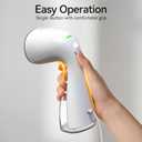 HiLIFE Upgraded Steamer for Clothes, Handheld & Portable, 1100W Powerful Steam, 300ml Big Capacity & No Leak Design, 30S Fast Heat-up, Quick Wrinkle Remover, Compact Size for Travel, ONLY 120V
