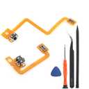YWLRONG for Nintendo 3DS L/R Shoulder Button with Flex Cable for Nintendo 3DS Left Right Shoulder Button Ribbon Key Flex Cable Replacement Accessories Parts with Repair Tools