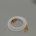 Smolink Ethernet Cable 10 FT, Cat 8 Ethernet Cable 2000Mhz 40Gbps, Internet Cable Professional Flat LAN Cable SFTP Patch Cord with Gold Plated RJ45 Connector for Router Modem, White