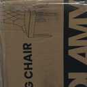 COLAMY Dining Chairs Set of 2 with Tufted Button, Upholstered Dining Room Chair with Wood Legs, Wingback Kitchen Chairs for Dining Room/Restaurant/Cafe, Beige