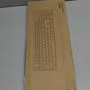 Wireless Keyboard, 2.4G Full-Sized Ergonomic Wireless Computer Keyboard with Wrist Rest for Windows, Mac OS Laptop/PC/Desktop/Notebook(Black)