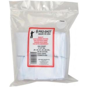 Pro-Shot Premium Gun Cleaning Patches  100% Cotton Flannel, Superior Weave Technology, Double-Napped for Maximum Absorbency  Lint-Free, Solvent Ready, Caliber Fits - Made in USA