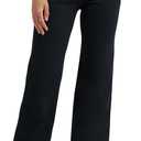 Lee Women's Legendary Mid Rise Flare Jean, Black, 12 Short S