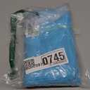 Lann's Linens - 10 Elegant Organza Wedding/Party Chair Cover Sashes/Bows - Ribbon Tie Back Sash - Turquoise