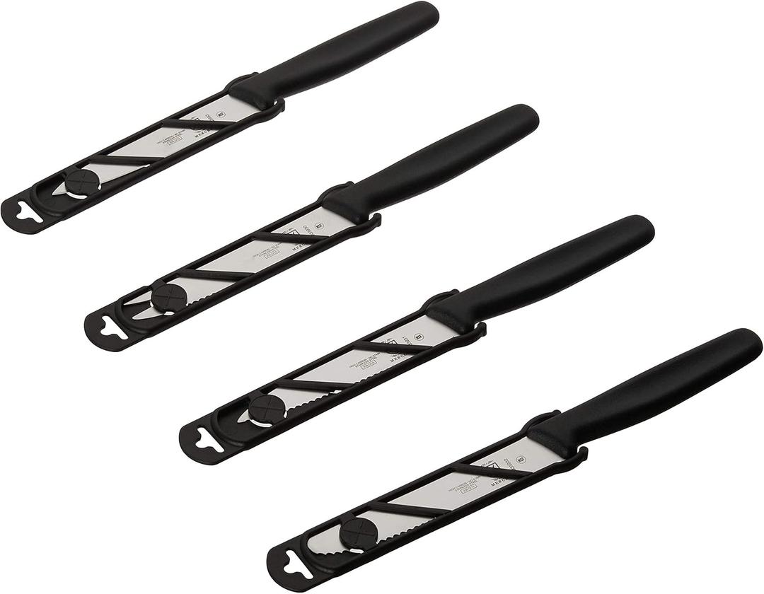 Mercer Culinary Bar Knife Kit,Black (Set of 4)