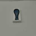 Hasense Ceramic Spoon Rest for Stove Top, Porcelain Spoon Holder for Kitchen Counter Cooking Utensil Home Decor, Navy