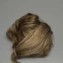 Ombre Blonde Wigs with Bangs Long curly wavy Wig highlight platinum blonde Wig for Women Natural Synthetic Wigs for Daily Party Use 26IN(highlight platinum blonde) (R60)