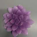 Guichifun Flower Wall Decor Succulent plants - 3D Purple Resin Wall Hanging Decor Art Decor for Home Bedroom Living Room Christmas Gift 3.75 X 4 X 1.5 Inch
