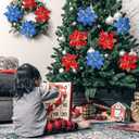 9 Inch Large Glitter Royal Blue Poinsettia Christmas Tree Ornaments Wedding Artificial Flowers Decorations Pack of 12