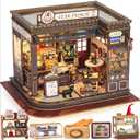 BenBen DIY Miniature House Kit, Mini House Building Kit with Furniture for Adults, Teens, Wooden Tiny Dollhouse Diorama Model Craft Kits, Hobbies & Gifts for Family and Friends(Potion & Cake)