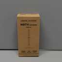 TV Antenna Indoor, Antenna for Smart TV, Support 4K 1080p with Signal Booster for Local Channels, Long Range Reception - Cable Length 18ft (Dark Grey)