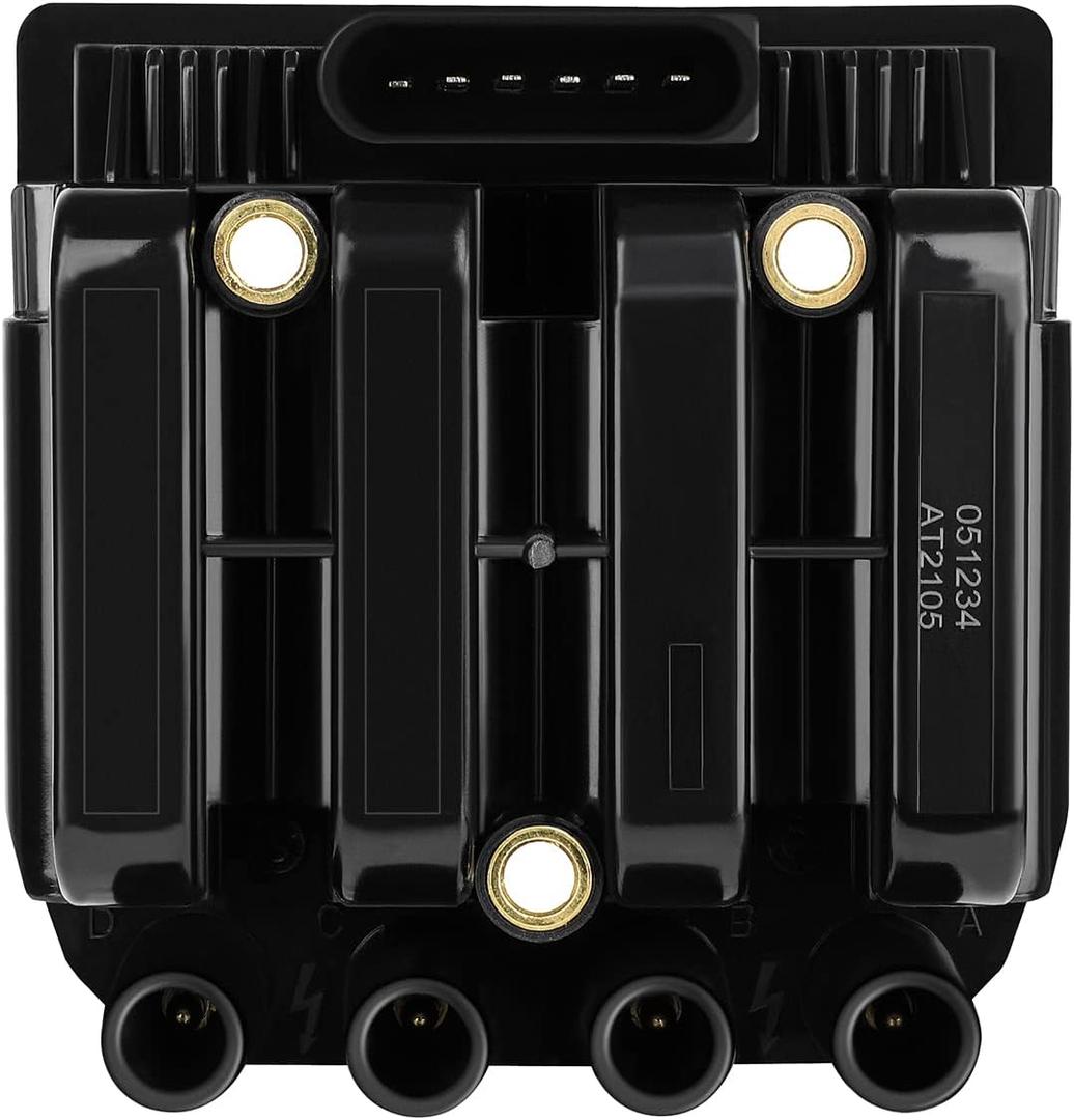 ECCPP ignition coils Pack of 1 UF484,coils packs,for Volkswagen,for Jetta 2001-2005,Beetle 1998-2011,Golf 2001-2006,Golf City 2007-2010,for Jetta City 2007-2009-L4 2.0L,UF484 E984 IC564