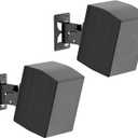 Pair of Adjustable Speaker Mount for Samsung Q990C/Q990D/Q990F/Q930C/Q930F/Q910D Speaker Wall Mount - Heavy Duty Wall Mount Speakers Bracket for Samsung Q Series Rear Speaker Wall Mount Up to 30Lbs