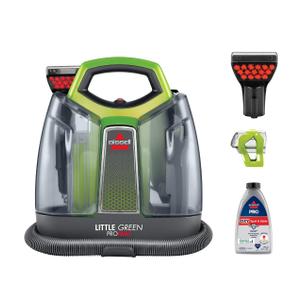 BISSELL Little Green Proheat Portable Deep Cleaner/Spot Cleaner and Car/Auto Detailer with self-Cleaning HydroRinse Tool for Carpet and Upholstery, 2513E