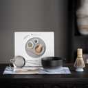 Matcha Set 8-Piece Japanese Tea Ceremony Kit with Ceramic Bowl, Bamboo Whisk & Holder, 2 Scoops, Strainer, Tea Cloth - Complete Gift Set for Traditional Brewing(Gradient Black)