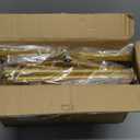 Wedding Arch Backdrop Stand, 6FT, 5FT, 4FT Set of 3 Metal Gold Balloon Arch kit Stand for Ceremony Baby Shower Birthday Bridal Party Event Background Decoration, Garden Climbing Plant Fram