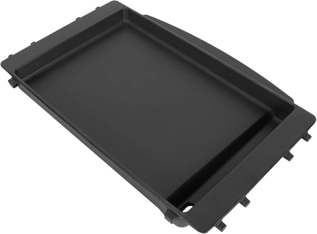 7658 Cast Iron Grill Griddle for Weber Spirit 200 300 Spirit II E-210 E-310 Series Gas Grills, Cooking Griddle Plate for Weber Genesis Silver B/C 1000-5000, Replacement for 7597 7598