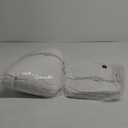 18x18 Decorative Throw Pillow Inserts-Down Feather Pillow Inserts-Square-Cotton Fabric-Set of 2-White.