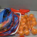 Large Basketball Sport Pop Up Ball Tent with Basketball Hoop and 20 Soft Balls for Toddler Kids, Folds for Easy Storage