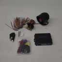 BANVIE Car Alarm System with Remote Engine Start and Push to Start Stop Iginition Button Kit (2.with siren)