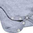 Loveternal Neutral Baby Girls Boys Cotton Romper Cute Saying Newborn Clothes 0-12 Months (Gray-22)