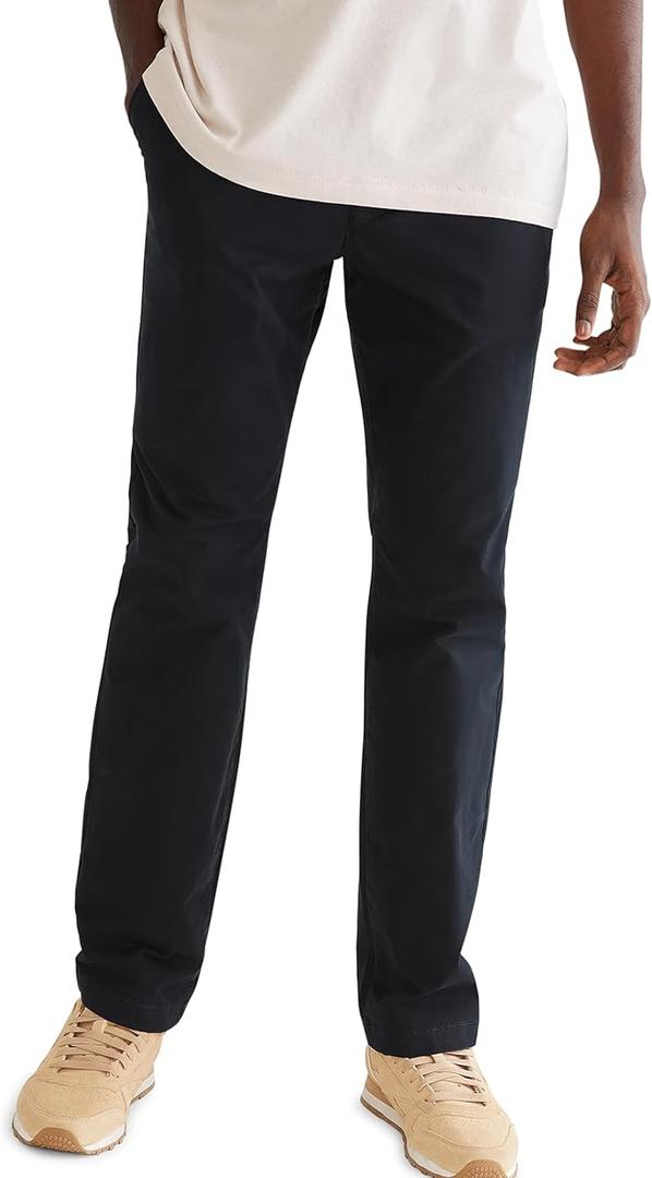 Aero Slim Stretch Chino, Dark Black L