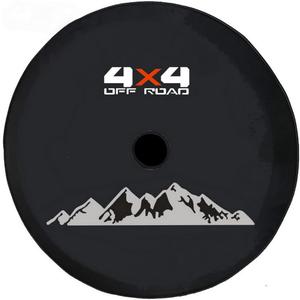 for Jeep Spare Tire Cover with Camera Hole, Camera Hole Position Holder, Spare Wheel Protector fit for Wrangler Compass (XL Size: 245/75R17, 255/70R18, 285/70R17)