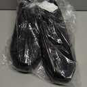 Men's Orthopedic Leather Dress Shoes: Wide Toe Box Comfortable Arch Support Plantar Fasciitis Business Formal Oxford, Orthotics Flat Feet Casual Walking Shoes for Foot and Heel Pain Relief (K1-black)