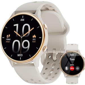 Smart Watches for Women, Fitness Tracker with Heart Rate & SpO2 Monitor, IP67 Waterproof Activity Tracker for Men & Women, Smart Watch for Android Phones and iPhone Compatible (Gray)