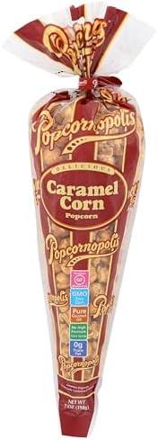 Popcornopolis, Caramel Corn Popcorn, 7 Ounce