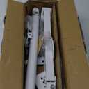 BONTEC Dual Monitor Desk Mount, Full Motion Adjustable White Monitor Stand for 1327 Inch Screens, Heavy Duty Arms Hold 22 lbs Each, VESA 75x75/100x100, C Clamp and Grommet Base, Cable Management