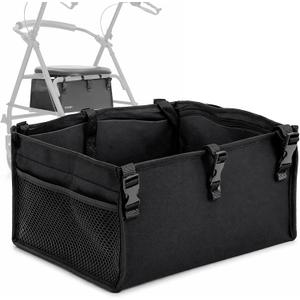 Vive Rollator Accessories Bag - Under Seat Rollator Walker Basket for Seniors - Extra Large - Underseat Pouch Tote for Rolling Walkers - with Reinforced Liner to Prevent Sagging