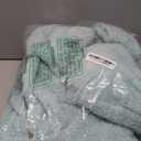 Arshiner Girls 2 Piece Outfits Sweatsuit Fuzzy Long Sleeve Bear Ear Hoodie Sweatshirt and Sweatpant Kids Clothing Sets (12-13Y, Light Blue)