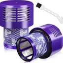 Funmit V10 Filters Replacement for Dyson V10 Cyclone Series, V10 Absolute, V10 Animal, V10 Total Clean, V10 Motorhead, SV12 Vacuum Cleaner, Replaces Part # 969082-01, 2 Pack