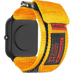Rugged Nylon Sports Strap Compatible with Carbinox Edge/Blaze Round/Blaze S/X-Ranger/Vortex/Vesta/Blaze Square,Suunto 9 Peak/9 Peak Pro/5 Peak/Race/Vertical, T-Rex 3 Pro 48mm(not 44mm)