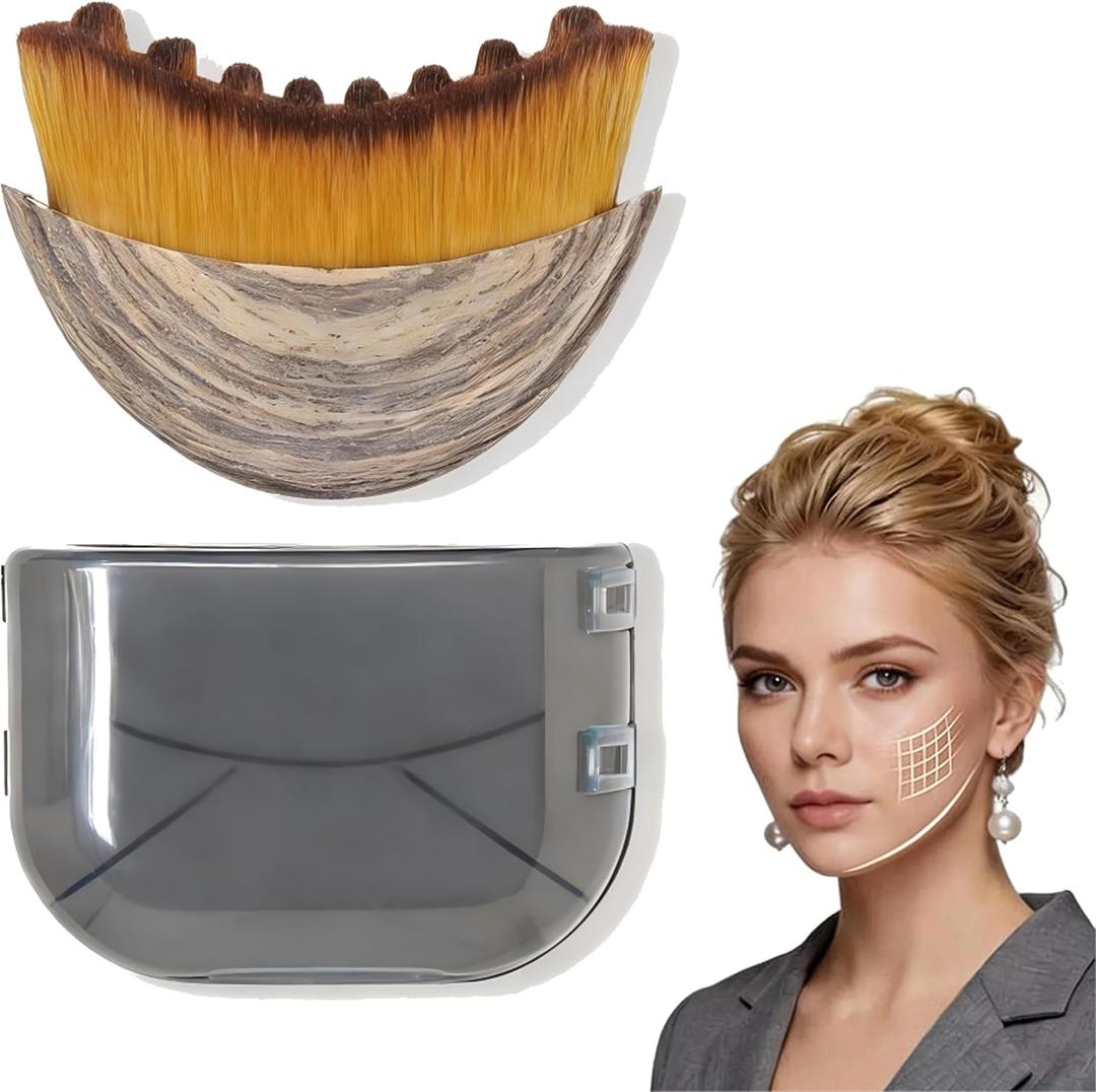 Facial Contour Sculpting Brush  Lymphatic Drainage for Anti-Puffiness, Lift & Glow | Boosts Skincare Absorption (1pcs)