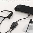 CableCreation USB C to AR Glasses and Charging Adapter,Charge and Play,4K@60Hz/1080P@120Hz,100W Fast Charging Compatible with Steam Deck/ROG Ally/Phone15/16/Viture/Rokid/Xreal AR Glasses