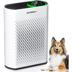 Powerful Air Purifiers for Home Large Room Up to 2400 Ft with Air Quality Monitor 20dB Sleep Mode, Air Purifier for Bedroom Office Living Room HAP602 No WF) (Eggshell)