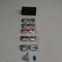 CCVOO Reading Glasses for Women/Men, Eyeglasses, Blue Light Readers for Women/Men, Computer Eye Glasses, Cheaters (2 Black/Turtle/Red/Dark Blue)