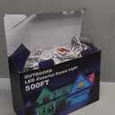 500FT Permanent Outdoor Lights Waterproof with Smart App Control Remote,DIY Scene Modes,Music Sync hronization,Eaves Lights for Garden Decor,Deck,Christmas