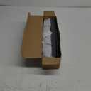 Curtain Rods for Windows 16 to 136 Inches, Curtain Rod Max Adjustable Length of 144 IN, 1" Diameter Drapery Rods Round Finials, Black, Pack of 1