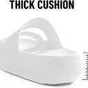 Shevalues Orthopedic Slide Sandals for Women with Arch Support Pillow Soft Recovery Slip on Sandals Lightweight Summer Cloud Slippers for Plantar Fasciitis, 40