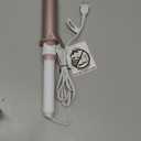 Conair Double Ceramic 1 -Inch Curling Iron, 1 -Inch Barrel Creates Soft Waves & Curls, Hair Curler for Use on Medium & Long Hair, White/Rose Gold