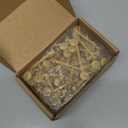 #14 x 2 Inch Lag Screws (124Pcs) 2lb. Structural Wood Screw, Bronze, Carbon Steel, Washer Head, Rust Resistant epoxy Coated, T30 Star Bit