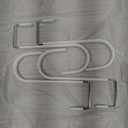 FYY Over The Door Hooks, 4 Pack Hangers Hooks with Rubber Prevent Scratches Heavy Duty Organizer for Living Room, Bathroom, Bedroom, Kitchen Hanging Clothes, Towels, Hats, Coats, Bags White (Short)