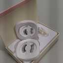 LASHVIEW Upgrade Magnetic Eyelashes with Applicator Reusable Soft Magnetic Eyelashes Natural Look No Glue Needed Lashes Kit Easy to Wear and Remove(A02)